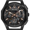 Αντρικό ρολόι BULOVA Curv Chronograph με μπρασελέ