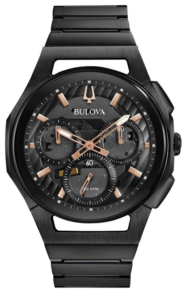 Αντρικό ρολόι BULOVA Curv Chronograph με μπρασελέ