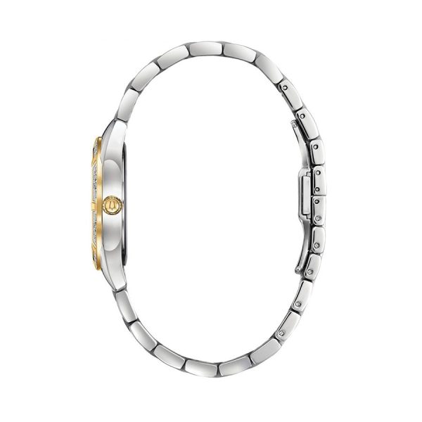 Γυναικείο ρολόι BULOVA Diamond Collection Sutton με μπρασελέ δίχρωμο