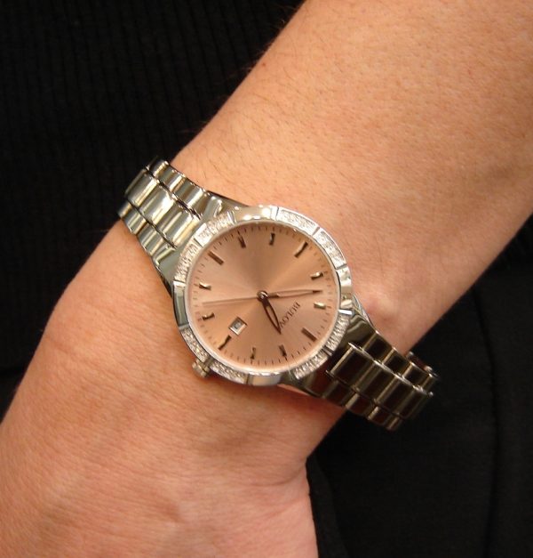 bulova-rosedale Γυναικείο ρολόι BULOVA Diamond Rosedale 96R175 με μπρασελέ