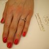 Μονόπετρο δαχτυλίδι DIAMONDJOOLS από λευκό χρυσό Κ18 με διαμάντι BR:0.23ct