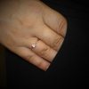 Μονόπετρο δαχτυλίδι Invisible DIAMONDJOOLS  από ροζ χρυσό Κ18 με διαμάντια BR:0.05ct