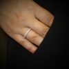 Γυναικείο δαχτυλίδι σειρέ ολόβερο DIAMONDJOOLS από λευκό χρυσό Κ18 με διαμάντια BR:0.53ct