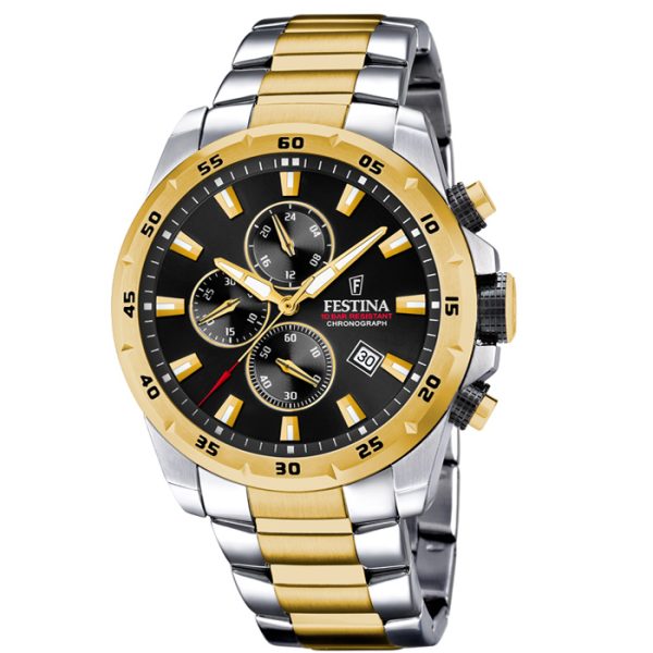 f20562_41 Aνδρικό ρολόι FESTINA Chronograph με μπρασελέ