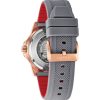 Αντρικό ρολόι BULOVA Automatic Marine Star με γκρι λουρί καουτσούκ