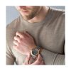 Αντρικό ρολόι BULOVA Automatic Marine Star με γκρι λουρί καουτσούκ