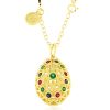 Γούρι 2026 FACADORO κολιέ από ασήμι 925 με ζιργκόν