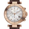 gs1 Unisex ρολόι GUESS Collection με καφέ κροκό δερμάτινο λουρί