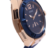 Ρολόι Smart watch GUESS CONNECT με μπλε καουτσούκ