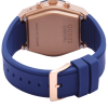 Ρολόι Smart watch GUESS CONNECT με μπλε καουτσούκ