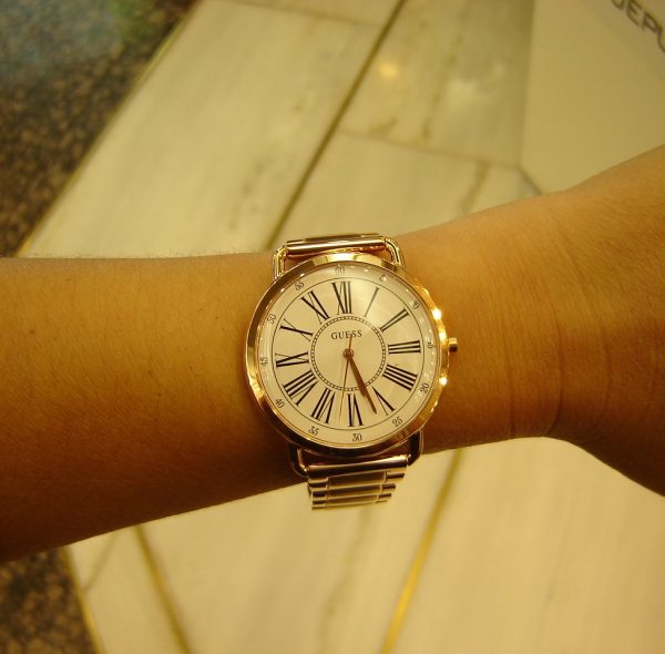 gs17 Γυναικείο ρολόι GUESS W1149L3 με μπρασελέ