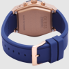 Ρολόι Smart watch GUESS CONNECT με μπλε καουτσούκ