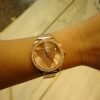 gs20 Γυναικείο ρολόι GUESS με πλεχτό μπρασελέ