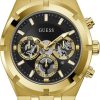 guess-continental-gw0260g2-125771765 Ανδρικό ρολόι GUESS Continental Multifunction με μπρασελέ