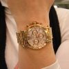 guess2 Γυναικείο ρολόι GUESS Collection X73008M1S chronograph με μπρασελέ