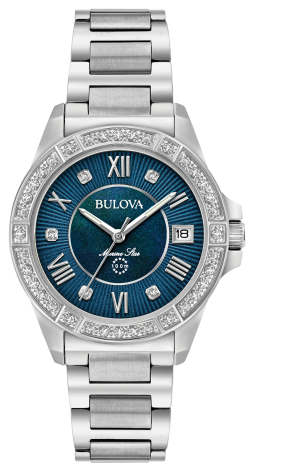 Γυναικείο ρολόι BULOVA Diamond Collection Marine Star με μπρασελέ