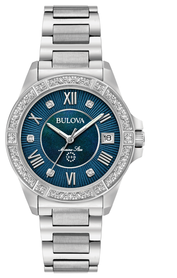 Γυναικείο ρολόι BULOVA Diamond Collection Marine Star με μπρασελέ