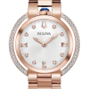 Γυναικείο ρολόι BULOVA Rubaiyat Diamond Collection με μπρασελέ δίχρωμο
