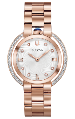 Γυναικείο ρολόι BULOVA Rubaiyat Diamond Collection με μπρασελέ δίχρωμο