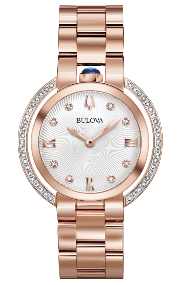 Γυναικείο ρολόι BULOVA Rubaiyat Diamond Collection με μπρασελέ δίχρωμο