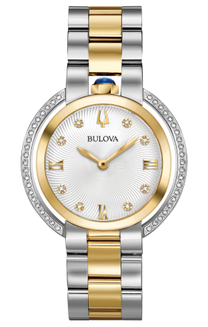Γυναικείο ρολόι BULOVA Rubaiyat Diamond Collection με μπρασελέ δίχρωμο