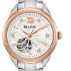 Γυναικείο ρολόι BULOVA Diamond Collection Mechanical με μπρασελέ δίχρωμο