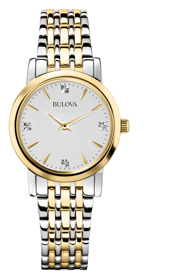 Γυναικείο ρολόι BULOVA Sutton με μπρασελέ δίχρωμο