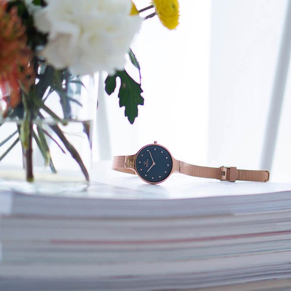 Γυναικείο ρολόι OBAKU Sky Azure με μπρασελέ