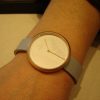 Γυναικείο ρολόι OBAKU Hassel Dove με δερμάτινο λουρί