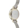 oba45 Γυναικείο ρολόι OBAKU Lun Gold Bl δίχρωμο με μπρασελέ