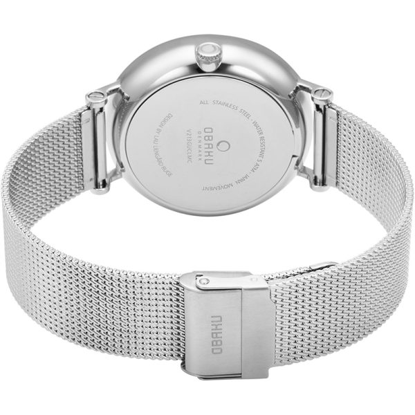 oba70 Ανδρικό ρολόι OBAKU Elm Cyan με μπρασελέ