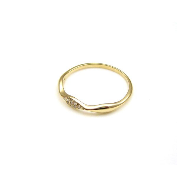 ring80 Γυναικείο δαχτυλίδι από κίτρινο χρυσό Κ14 με ζιργκόν