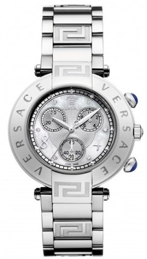 versace1 Unisex ρολόι VERSACE New Reve Chronograph 68C99SD498S099 με μπρασελέ