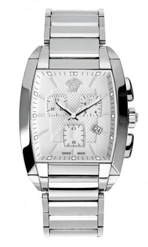 versace5 Ανδρικό ρολόι VERSACE Character Tonneau Chronograph WLC99D002S099 με μπρασελέ